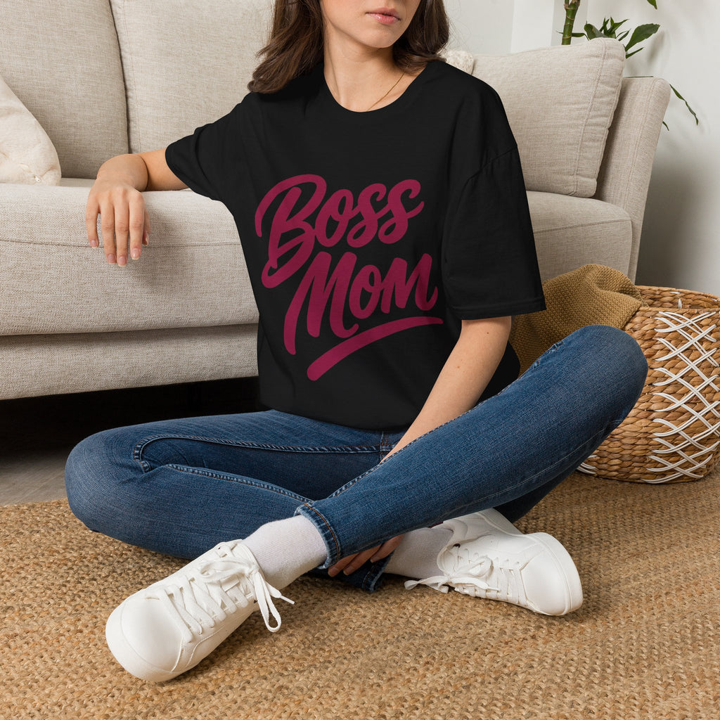 Boss Mom Berry Tee