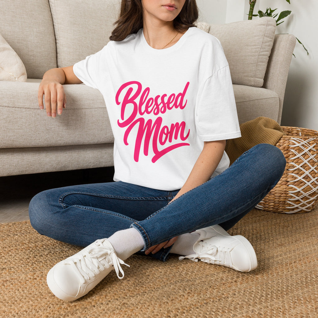 Blessed Mom Berry Tee