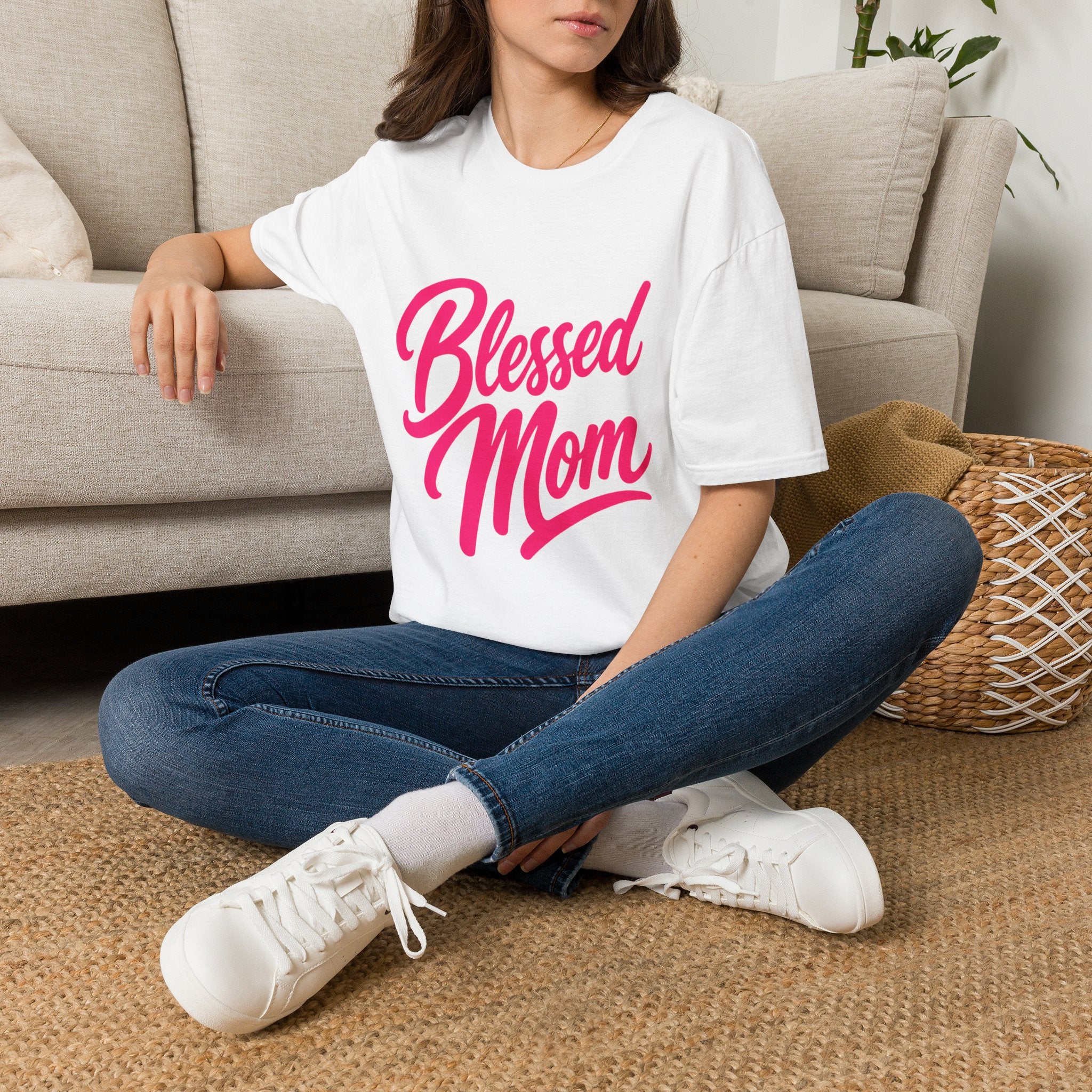 Blessed Mom Berry Tee