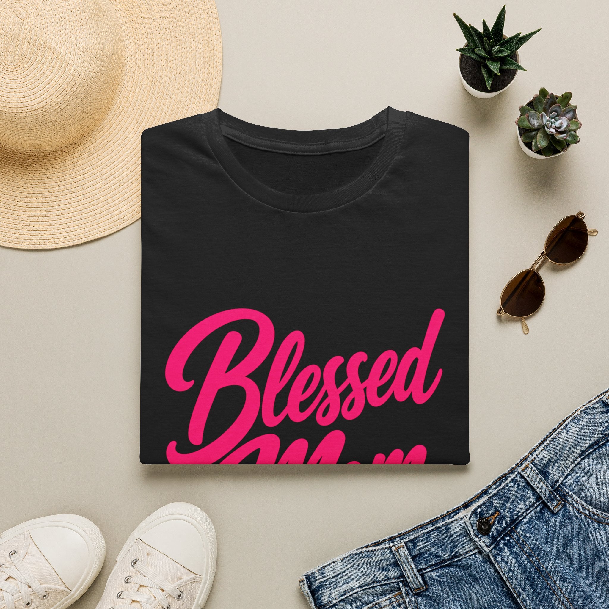 Blessed Mom Berry Tee