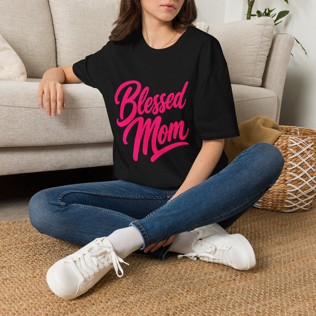 Blessed Mom Berry Tee